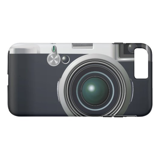 Oude zwarte camera Case-Mate iPhone case (Achterkant (Horizontaal))