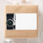 Oude zwarte camera etiket (Insitu)
