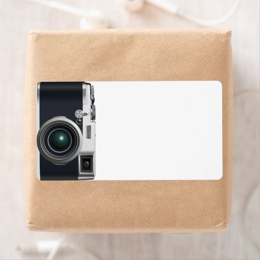 Oude zwarte camera etiket (Insitu)