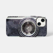 Oude zwarte camera  iPhone hoesje (Achterkant horizontaal)