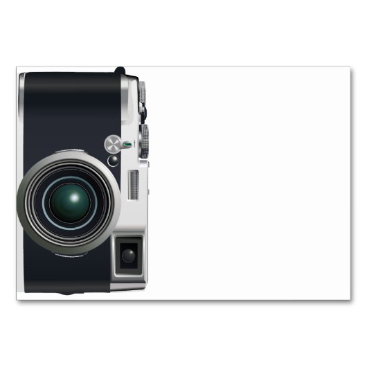 Oude zwarte camera kaart (Voorkant)