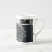 Oude zwarte camera porselein kop (Rechts)