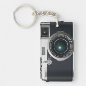 Oude zwarte camera sleutelhanger (Voorkant)