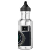 Oude zwarte camera waterfles  (Rechts)