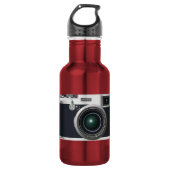 Oude zwarte camera waterfles (Voorkant)