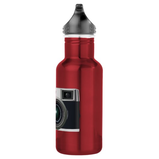 Oude zwarte camera waterfles (Rechts)