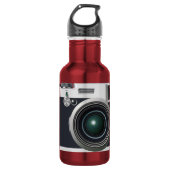 Oude zwarte camera waterfles (Voorkant)