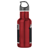 Oude zwarte camera waterfles (Achterkant)
