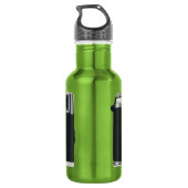 Oude zwarte camera waterfles (Achterkant)