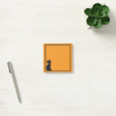 Oude Zwarte Kat Halloween met Rand Post-it® Notes (Kantoor)