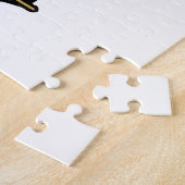 Oude Zwarte Kattenattitude Legpuzzel (Zijkant)