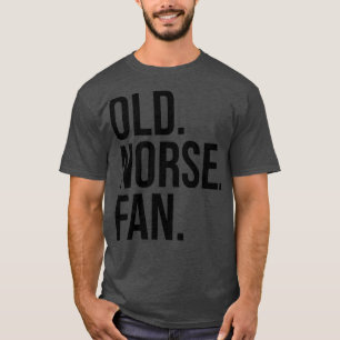 Oude zwarte tekst van Norse Fan T-shirt