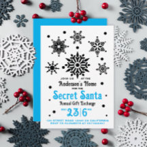 Oude Zwarte Witte Blauwe Kerstman Sneeuwvlok Kerst