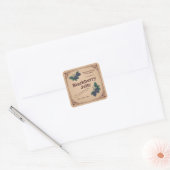 Oude zwartebesseljam potlabel sticker (Envelop)