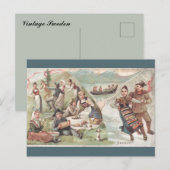 Oude Zweden Briefkaart (Voorkant / Achterkant)