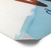 Oude Zwitserland Wallis Valais Ski Reizen Poster (Hoek)