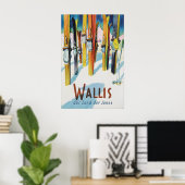Oude Zwitserland Wallis Valais Ski Reizen Poster (Thuiskantoor)