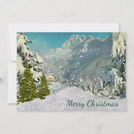 Oude Zwitserse kerstkaart (Voorkant)