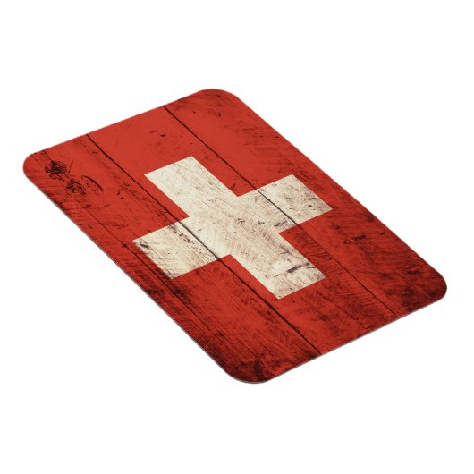 Oude Zwitserse vlag Magneet (Rechterzijde)