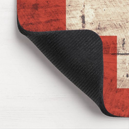 Oude Zwitserse vlag Muismat (Hoek)