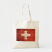 Oude Zwitserse vlag Tote Bag (Voorkant)