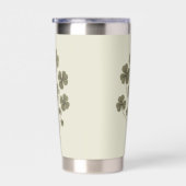 Oudegroene Klaver Geïsoleerde Drinkbeker (Rechts)