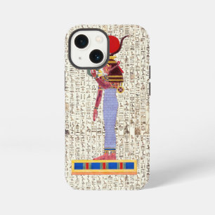 Oudegyptische Godin Hiëroglief Ontwerp iPhone 13 Mini Hoesje