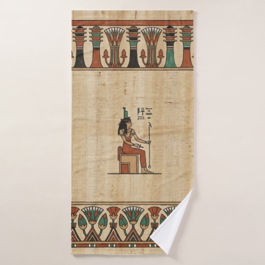 Oudegyptische Godin Isis Badhanddoek (Badhanddoek)