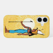 Oudegyptische Godin Mut iPhone 16 Hoesje (Achterkant horizontaal)