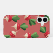Oudeheldere Radijs Patroon iPhone 16 Hoesje (Achterkant horizontaal)