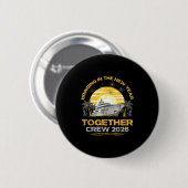 Oudejaars cruise bemanning 2026 ronde button 5,7 cm (Voorkant /achterkant)