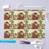 Oudejaars - Sinterklaas belt aan Tissuepapier (Craft)