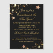 Oudejaarsavond aftelfeest, magneet Kaart (Voorkant)