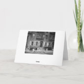 Oudejaarsavond Boys On Bleecker Street Aangepast N Feestdagen Kaart (Achterkant)