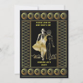 Oudejaarsavond brullen 20's Couple Party, ZRP Kaart (Voorkant)