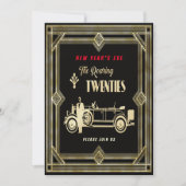 Oudejaarsavond brullende twintigers & autofeest, Z Kaart (Voorkant)