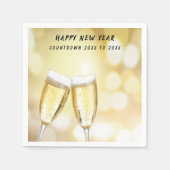 Oudejaarsavond & Dag Toast Celebration Party Paper Servet (Voorkant)