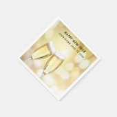 Oudejaarsavond & Dag Toast Celebration Party Paper Servet (Hoek)