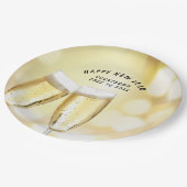 Oudejaarsavond & Dag Toast Feest Papieren Bordje (Gekanteld)