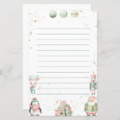 Oudejaarsavond en papier met kerstthema (Voorkant / Achterkant)