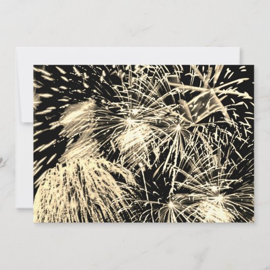 Oudejaarsavond Feest Feest & Vuurwerk, ZRP Kaart (Achterkant)