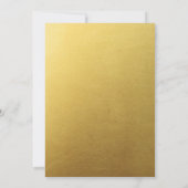 Oudejaarsavond feest Gold Cheer Champagne Toast Kaart (Achterkant)