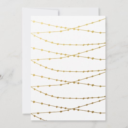 Oudejaarsavond feest Gold Cheer Champagne Toast Kaart (Achterkant)