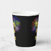 Oudejaarsavond Feest Vuurwerk Papieren Bekers (Rechts)