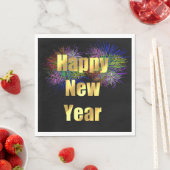 Oudejaarsavond Feest Vuurwerk Servet (Insitu)