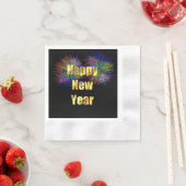 Oudejaarsavond Feest Vuurwerk Servet (Insitu)