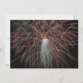 Oudejaarsavond Feesthonden en Vuurwerk Uitnodiging (Achterkant)