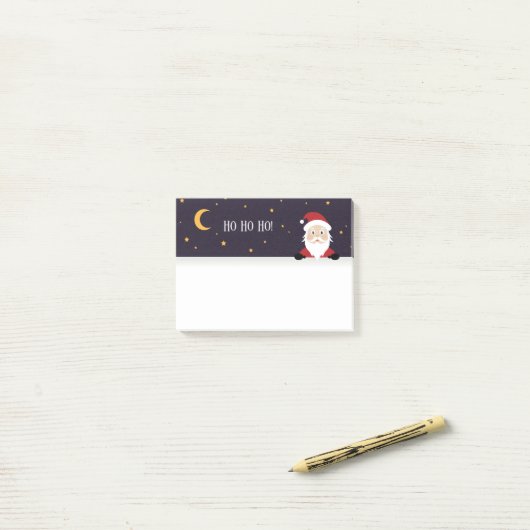 Oudejaarsavond Kerstman zegt Ho ho ho! Post-it® Notes (Op bureau)