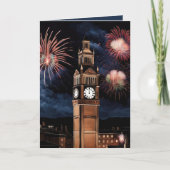 Oudejaarsavond klokkentoren kaart (Voorkant)