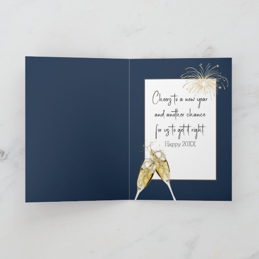 Oudejaarsavond klokkentoren kaart (Binnen)